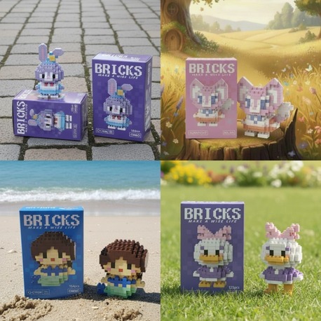 Bricks Friends "Bütün Kızlar Toplandık" Blocks Paketi