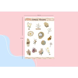 Vintage Flowers- Sticker Set