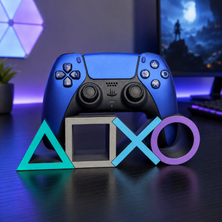 PS5 DualSense Uyumlu Renkli Sembol Tasarımlı Oyun Kolu Standı