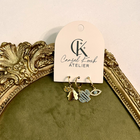 3’lü Set Küpe