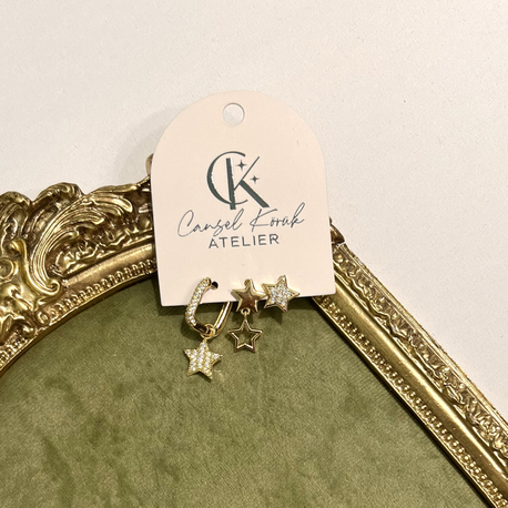 3’lü Set Küpe