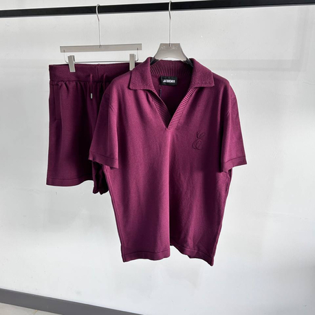 Jacq Ss’26 Premium Knitted Short & Tshirt Takım (İthal)