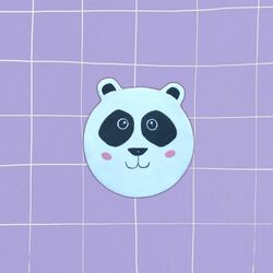 Şaşkın Panda Bardak Altlığı