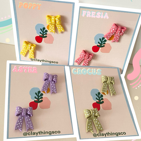Crocus, Aster, Fresia, Poppy