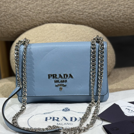 Prada Pattina Mini/Chain Crossbody