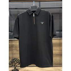PRADA Premium Polo Yaka Yarı Oversize Tişört 