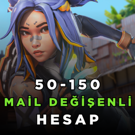 Valorant 50-150 Arası Random Hesap - Mail Değişenli!