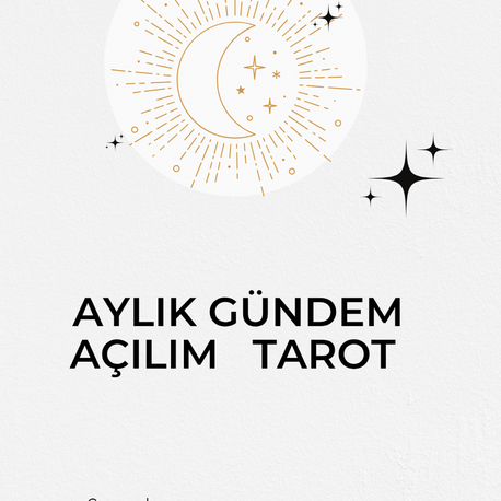 Aylık gündem açılım