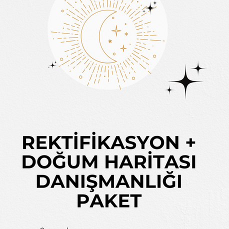 Rektifikasyon ve doğum haritası paket
