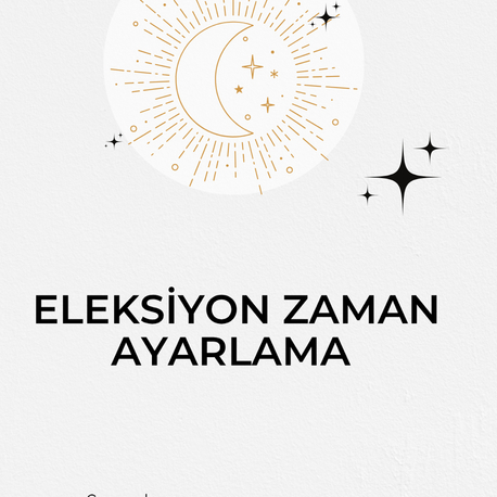 Eleksiyon zaman ayarlama 