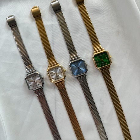 CLUP POLO El Yazılı Vintage Çelik Saat