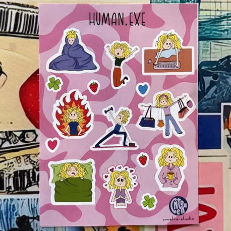HUMAN.EXE - Sarı Kısa Kıvırcık