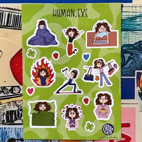 HUMAN.EXE - Kumral Kısa Kıvırcık