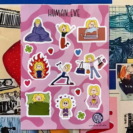 HUMAN.EXE - Sarı Kısa Düz