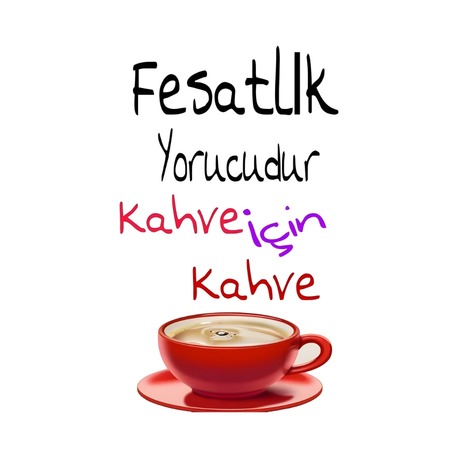 Kahveli Sözler-7 (8cm)