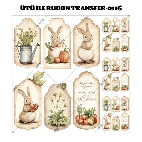 RUB ON TRANSFER-0116 (29X29CM)