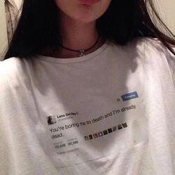 Lana Del Rey. T-shirt