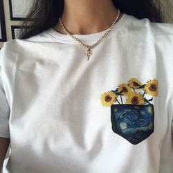 Van Gogh Buket - Tshirt 