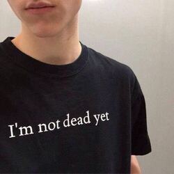 Not dead. T-shirt