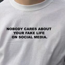 Fake life. T-shirt