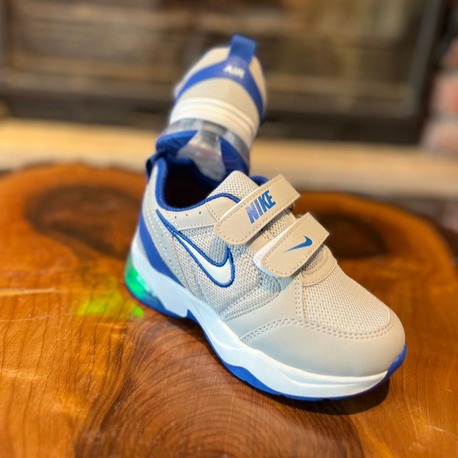 Nike Işıklıı Mavi Gri Ayakkabı
