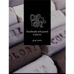 Colorz El Yapımı Toz Pastel Seti-Gri Tonları