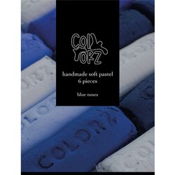 Colorz El Yapımı Toz Pastel Seti-Mavi Tonları
