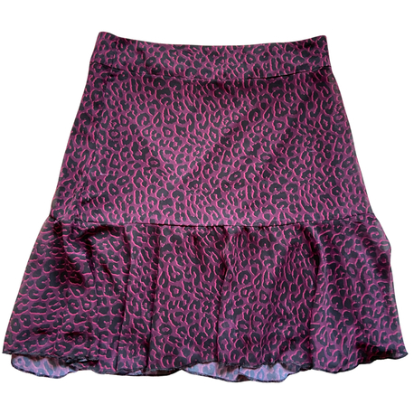 Pink Leopard Skirt