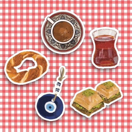 turkish night sticker pack