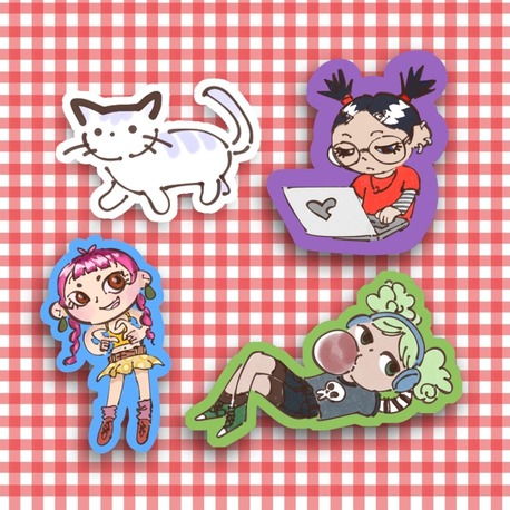besties sticker pack