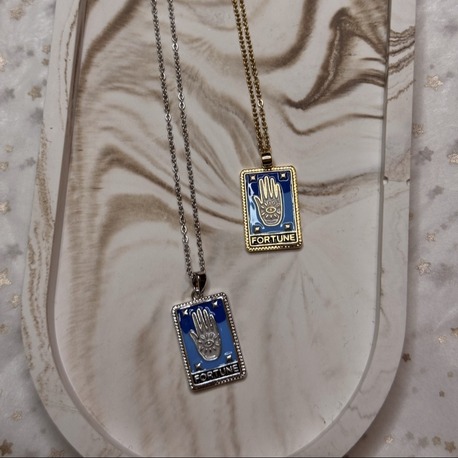 Tarot plaka kolye 