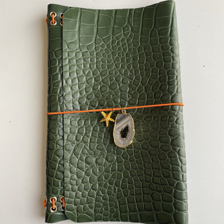 Croco | Doğal taş detaylı | A5 size