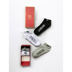 Premium Kalite Gabbana Patik Çorap (6 çift)