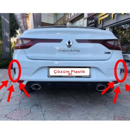 Arka tampon bakaliti megane 4, Takım