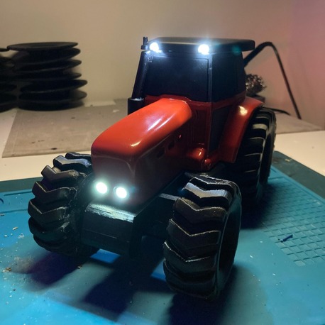 3D Traktör Maket Çalışması