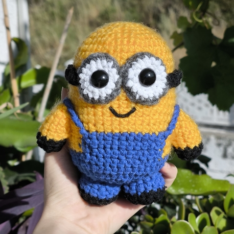 örgü minion peluş