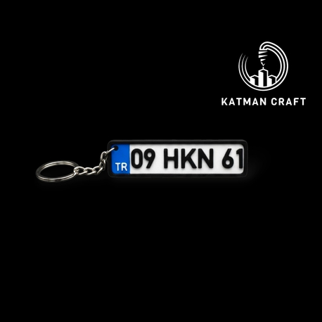 Kişiye Özel Plaka Anahtarlık(Standart)