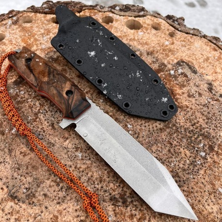 Uygur Model , N690 Çelik Ceviz Kabza Komando Bıçağı