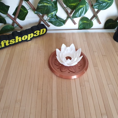  Lotus Dekoratif Obje – El Yapımı 3D Lotus Çiçeği & Geniş Tabanlı Sunum