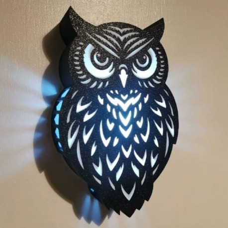  Baykuş Tasarımlı LED Duvar Lambası – Geceye Işık, Dekora Zarafet Katın!