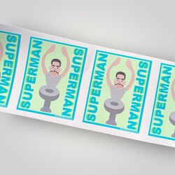SUPERMAN STICKER