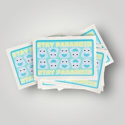 STAY PARANOID STICKER