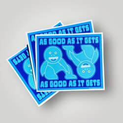 AS GOOD AS IT GETS STICKER