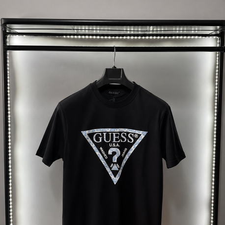 Guess Mavi Detay Tişört