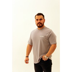 OVERSIZE UNISEX GRİ T-SHIRT