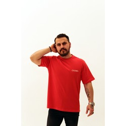OVERSIZE UNISEX KIRMIZI T-SHIRT