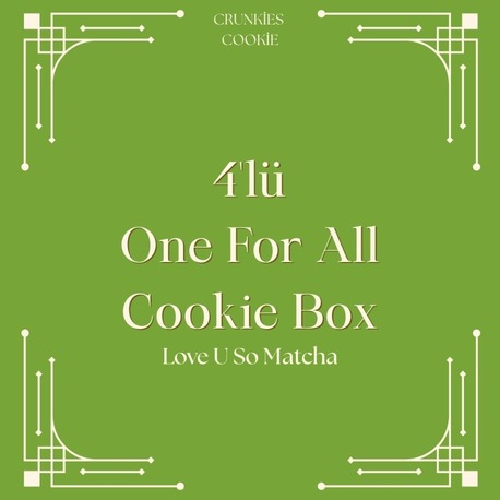 4'lü Love U So Matcha Cookie Box