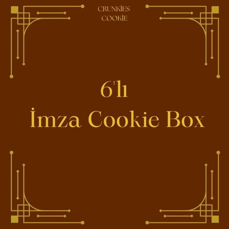 6'lı İmza Cookie Box