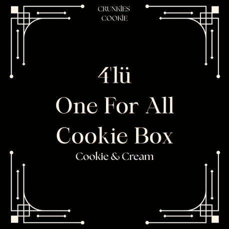 4'lü Cookies&Cream Cookie Box