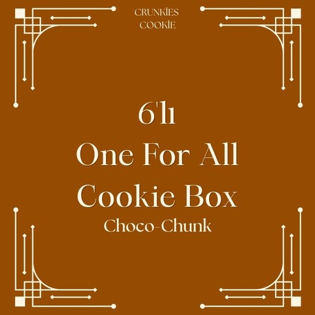6'lı Choco Chunk Cookie Box